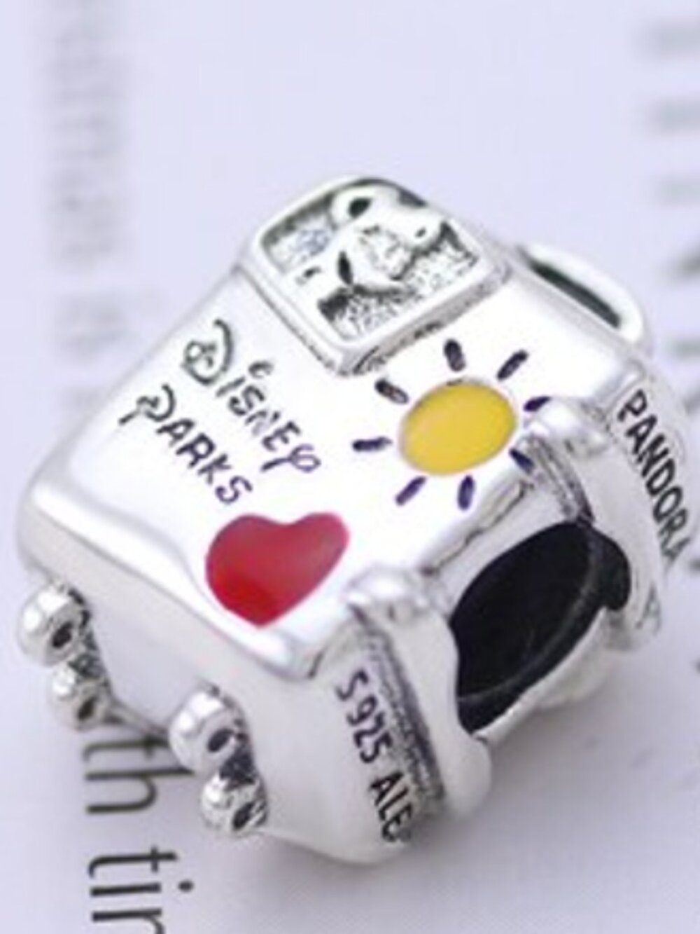 New Pandora S925 Disney Vacation Vacay Mode Suitcase Luggage Bracelet Charm